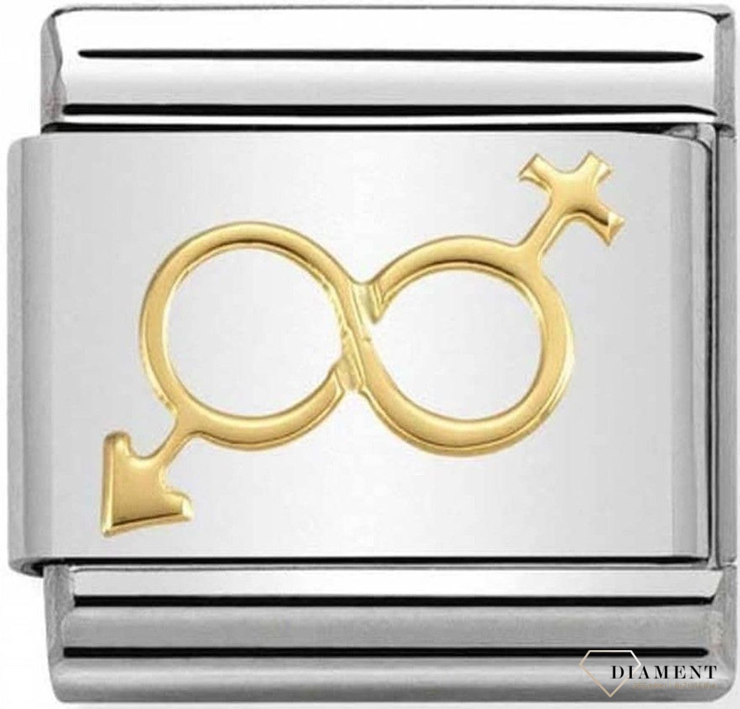 Nomination - Link 18K zawieszka złoto 'Ona i On' 030162 31 biżuteria nomination nomination zawieszki nomination baza.jpg